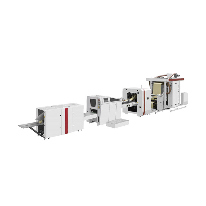 Автоматическая линия для производства бумажных пакетов с двойным дном RZJD-G250 (2F)