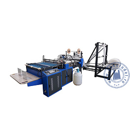 Машина для производства пакетов из воздушно-пузырьковой пленки, (2-шовные пакеты) PTZD-S2