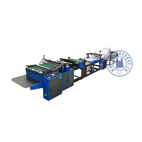 Машина для производства пакетов из воздушно-пузырьковой пленки (3-шовные пакеты) P