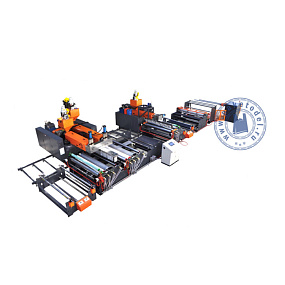 Экструдер для производства пятислойной ламинированной воздушно-пузырчатой пленки PT-